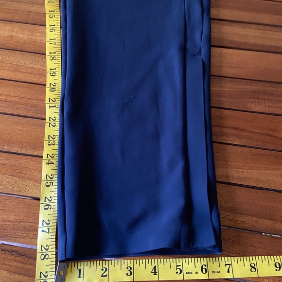 Athleta Metropolis Straight Leg Pant PrimaTwill Navy Blue sz.8 - Picture 6 of 10